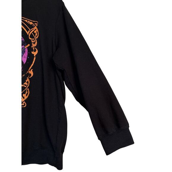 The Black Crowes Women's Long Sleeve Graphic Pullover Sweatshirt Size XXL Black - Picture 5 of 9